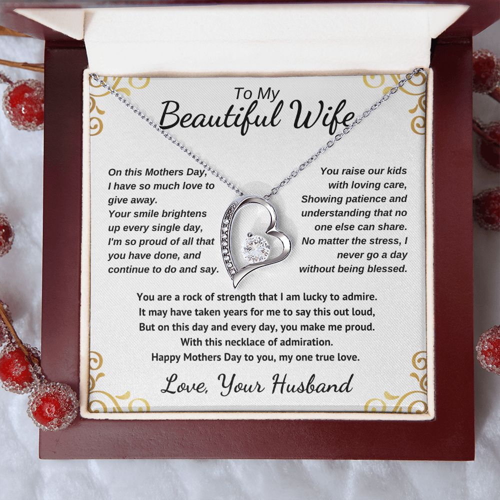 Wife - Mothers Day Love - Forever Love Necklace