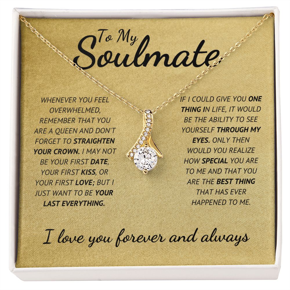 Soulmate - I Love You Forever - Alluring Necklace