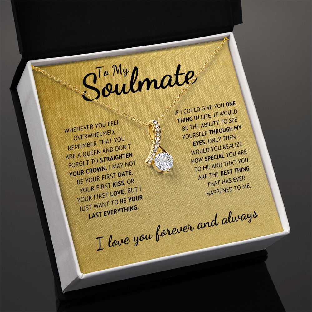 Soulmate - I Love You Forever - Alluring Necklace