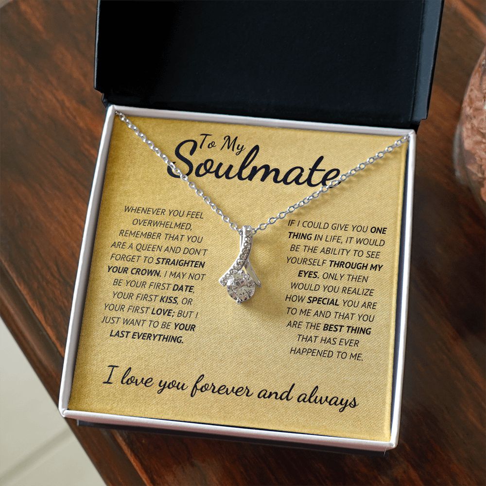 Soulmate - I Love You Forever - Alluring Necklace