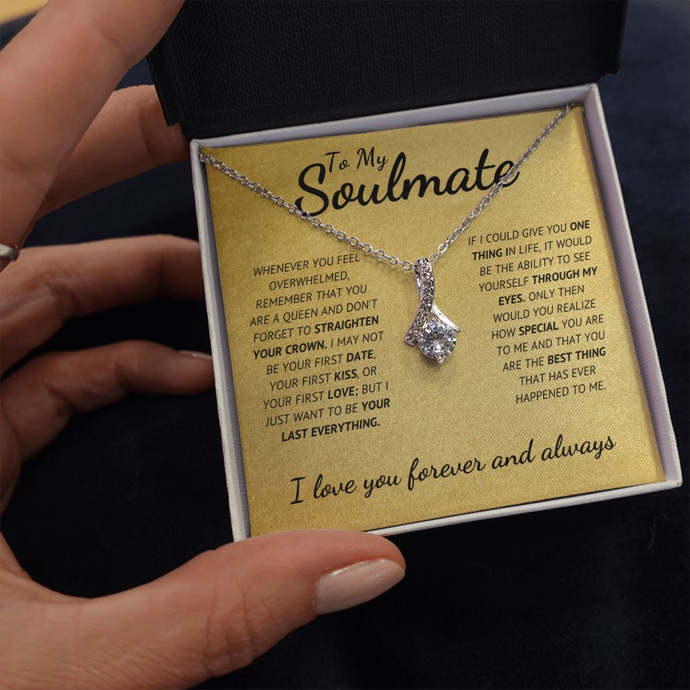 Soulmate - I Love You Forever - Alluring Necklace