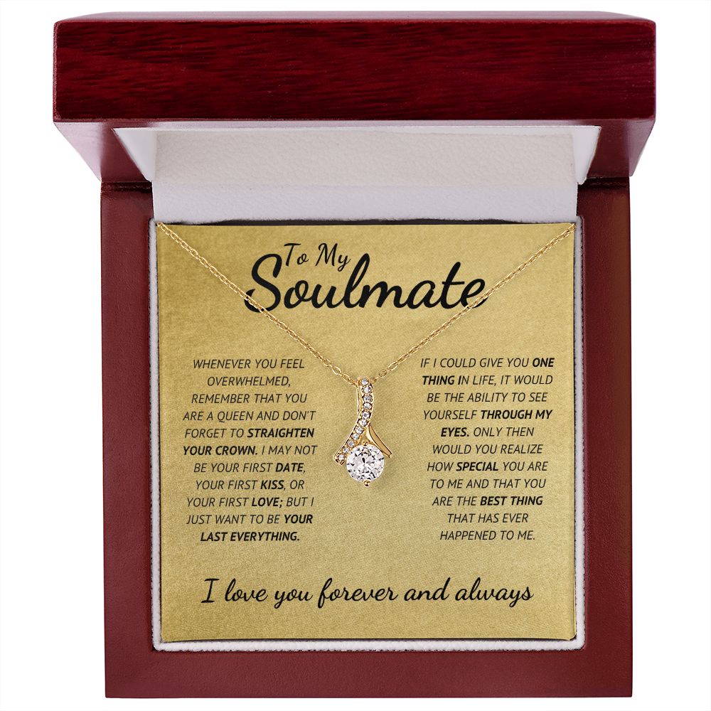 Soulmate - I Love You Forever - Alluring Necklace
