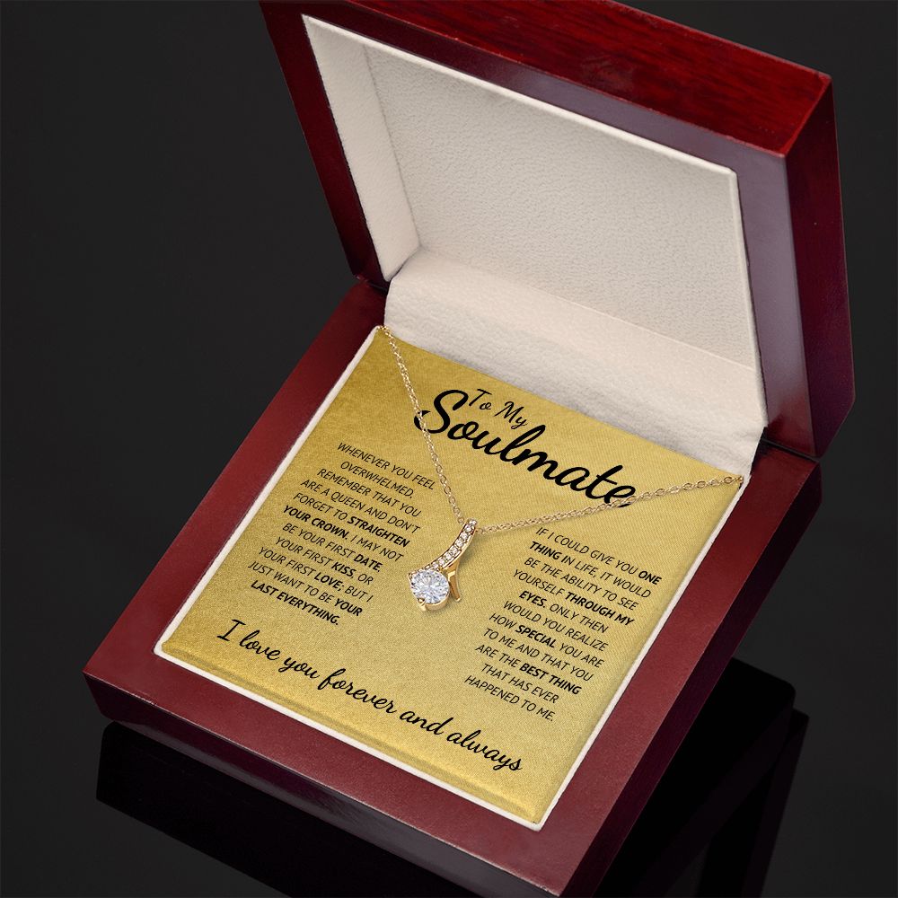 Soulmate - I Love You Forever - Alluring Necklace