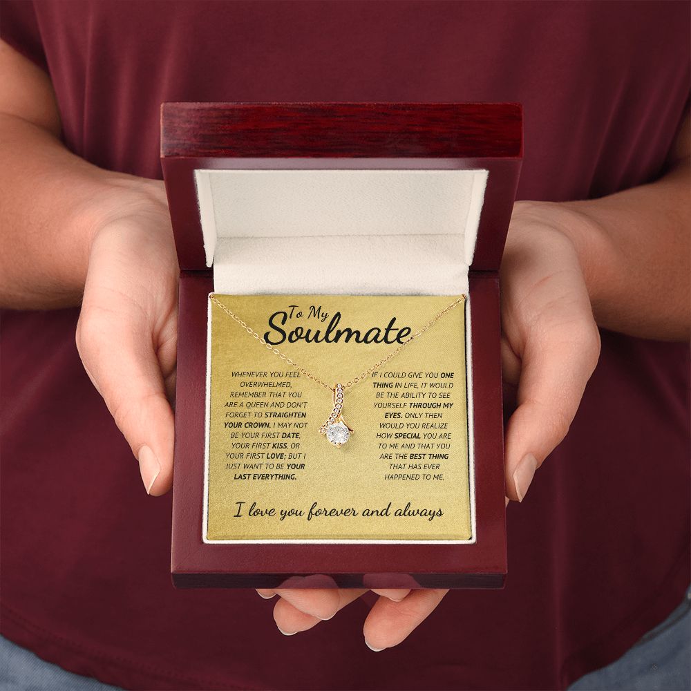 Soulmate - I Love You Forever - Alluring Necklace