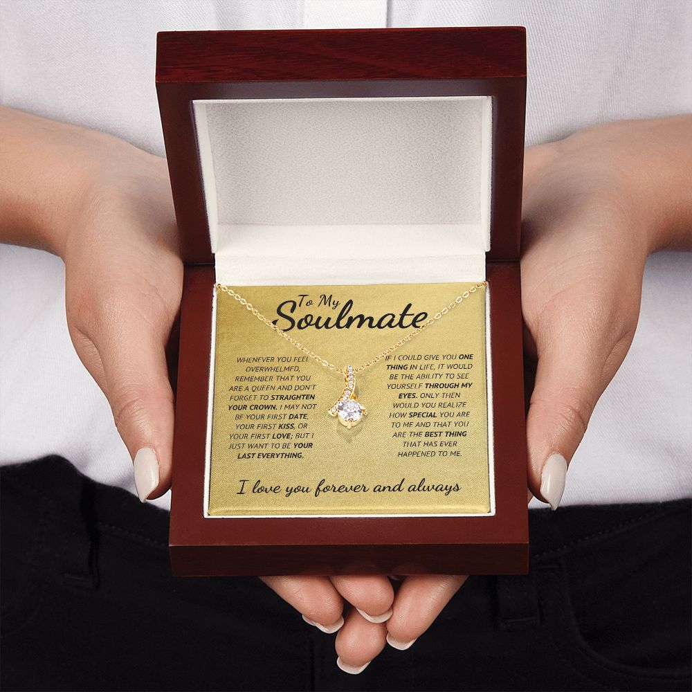 Soulmate - I Love You Forever - Alluring Necklace