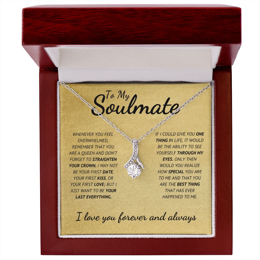 Soulmate - I Love You Forever - Alluring Necklace