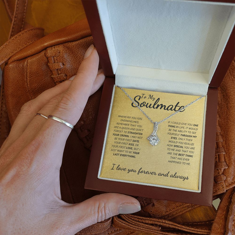 Soulmate - I Love You Forever - Alluring Necklace