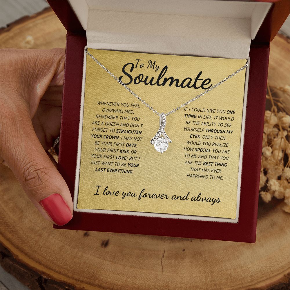 Soulmate - I Love You Forever - Alluring Necklace