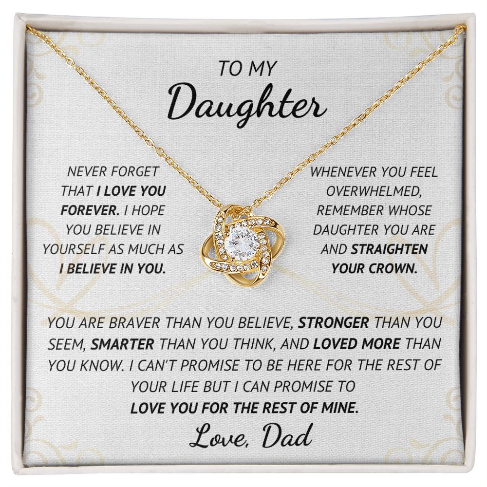To My Daughter I Love You Forever
