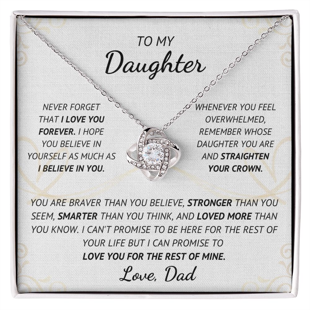 To My Daughter I Love You Forever