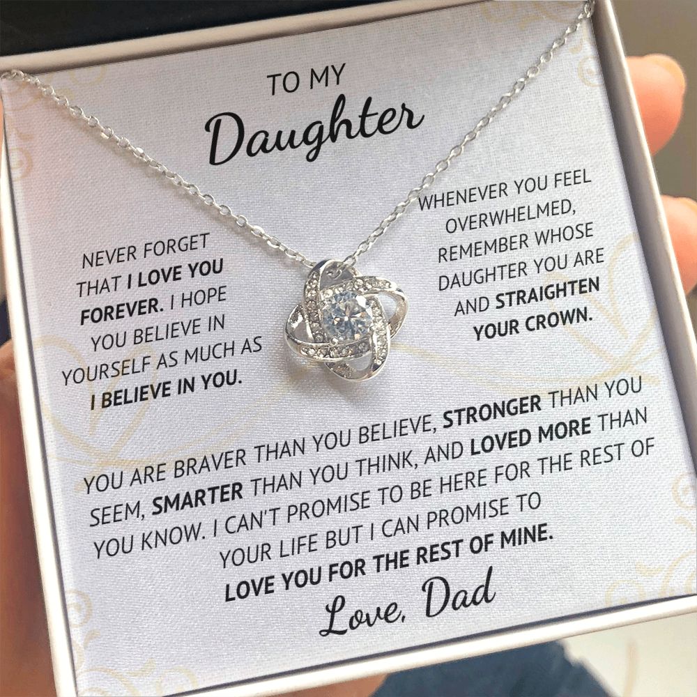 To My Daughter I Love You Forever