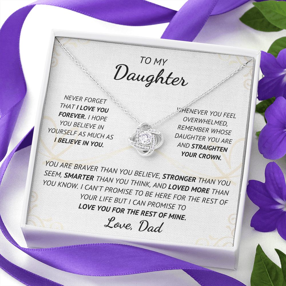 To My Daughter I Love You Forever