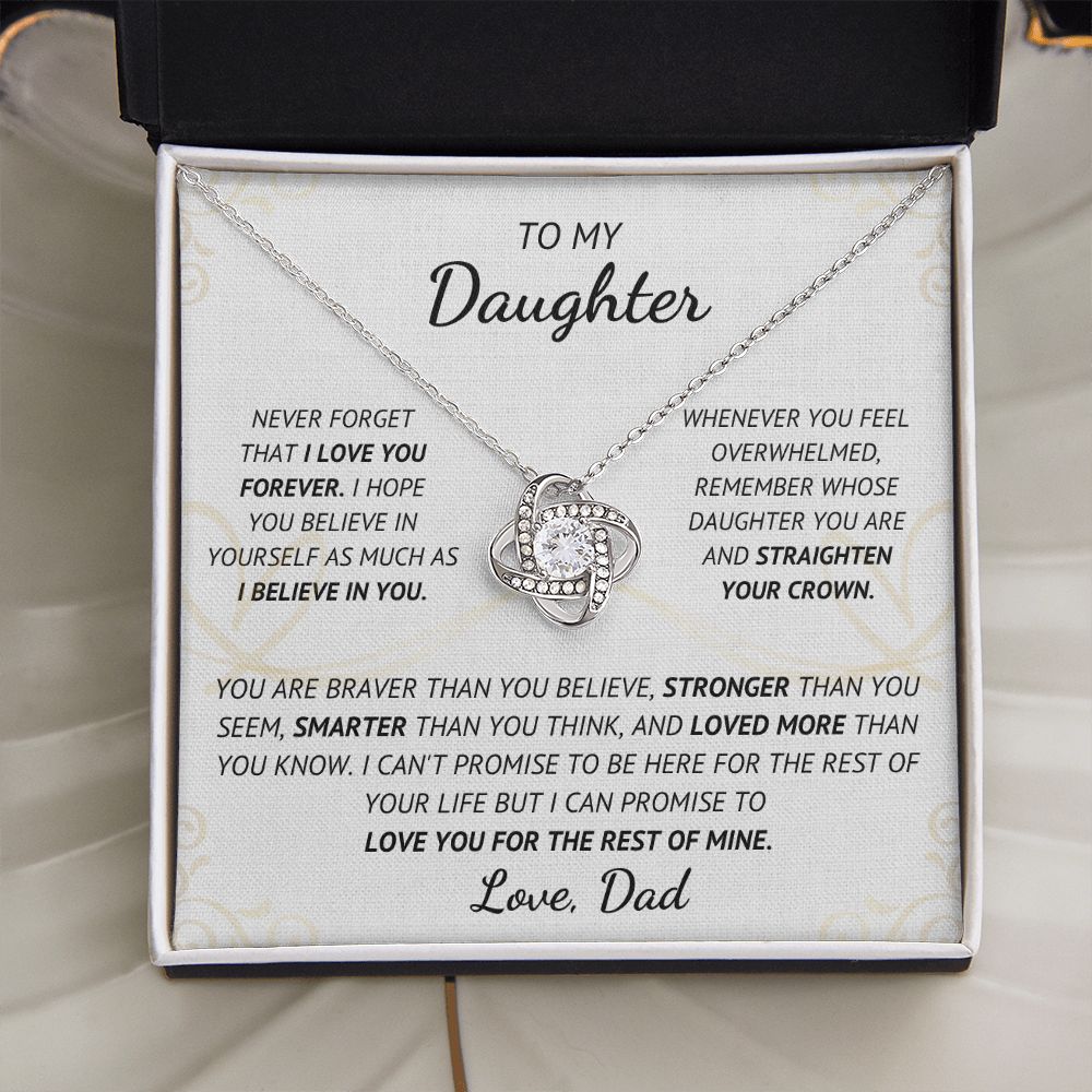 To My Daughter I Love You Forever
