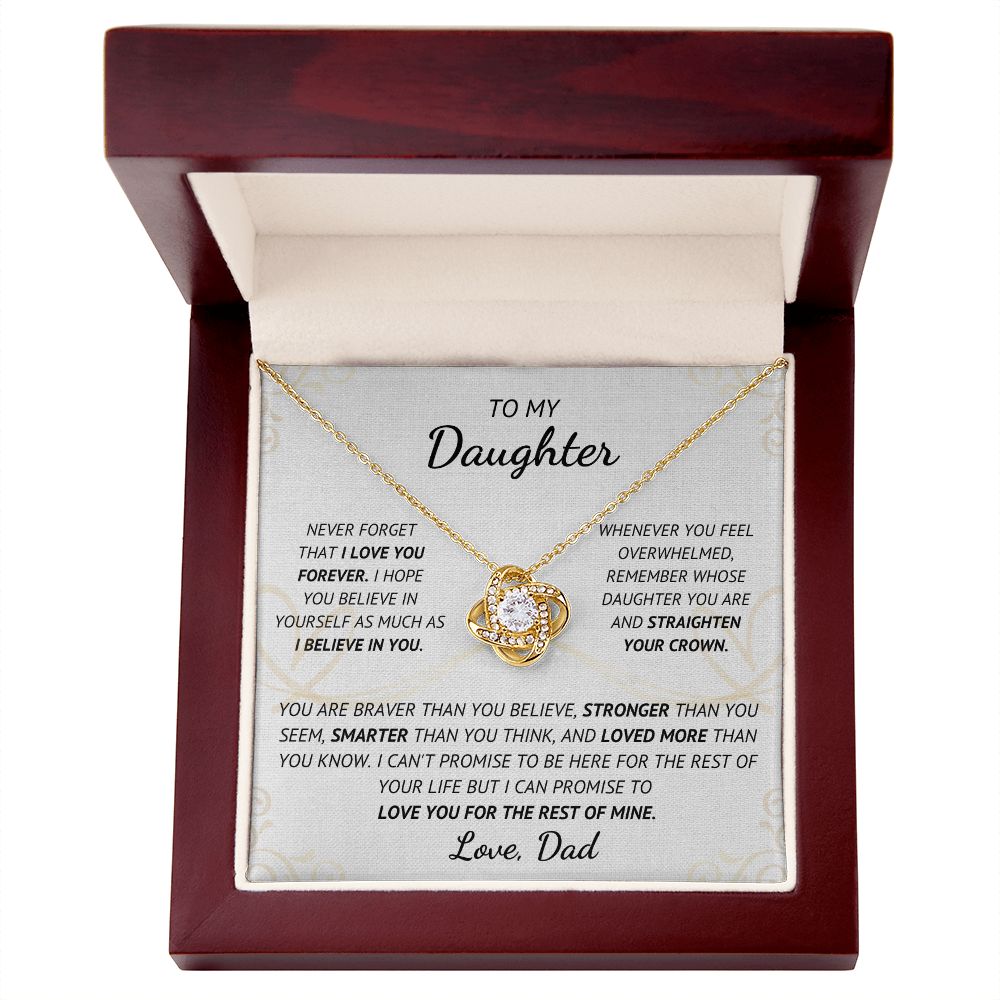 To My Daughter I Love You Forever