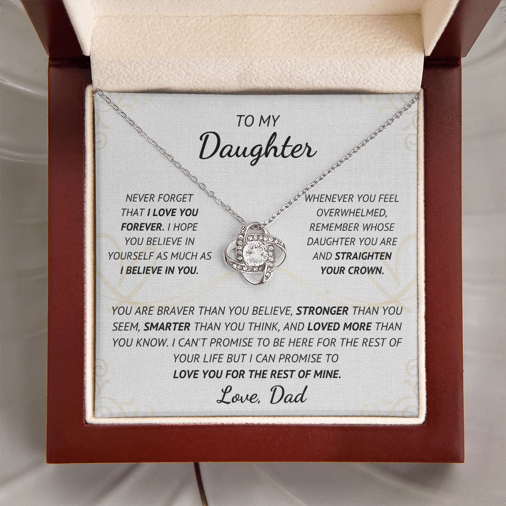 To My Daughter I Love You Forever