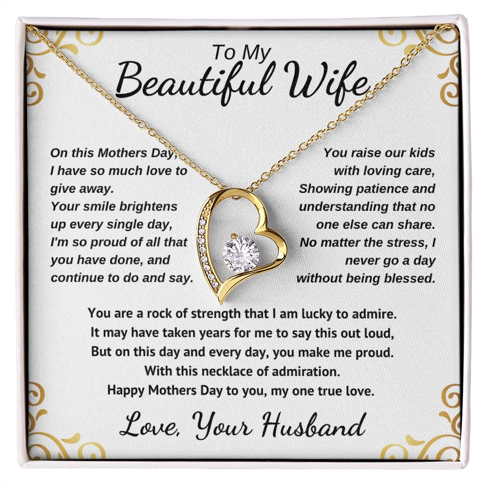 Wife - Mothers Day Love - Forever Love Necklace