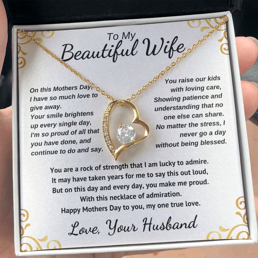 Wife - Mothers Day Love - Forever Love Necklace
