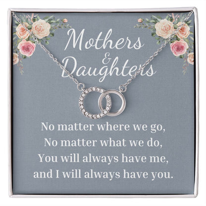 Mother - No Matter What - Perfect Pair Necklace