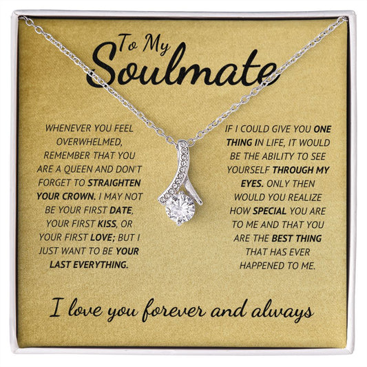 Soulmate - I Love You Forever - Alluring Necklace